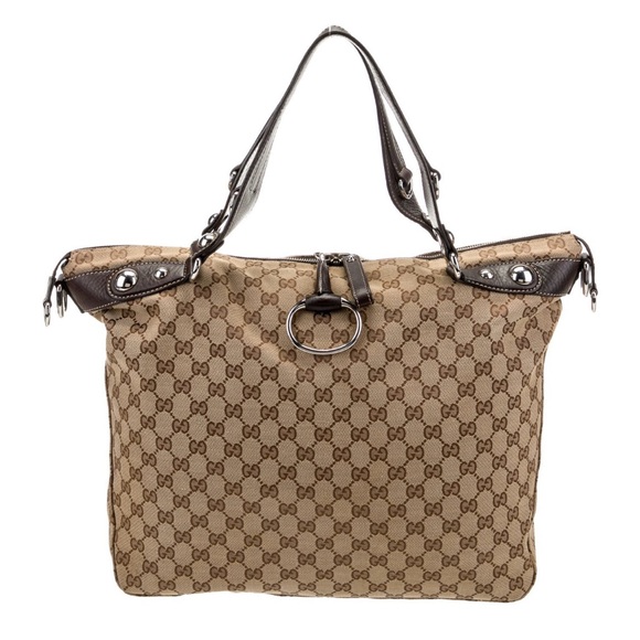 Gucci Canvas Icon Bit shoulder bag - Picture 1 of 6